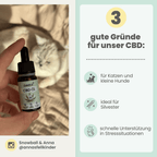 3% CBD Tropfen für Katzen und kleine Hunde