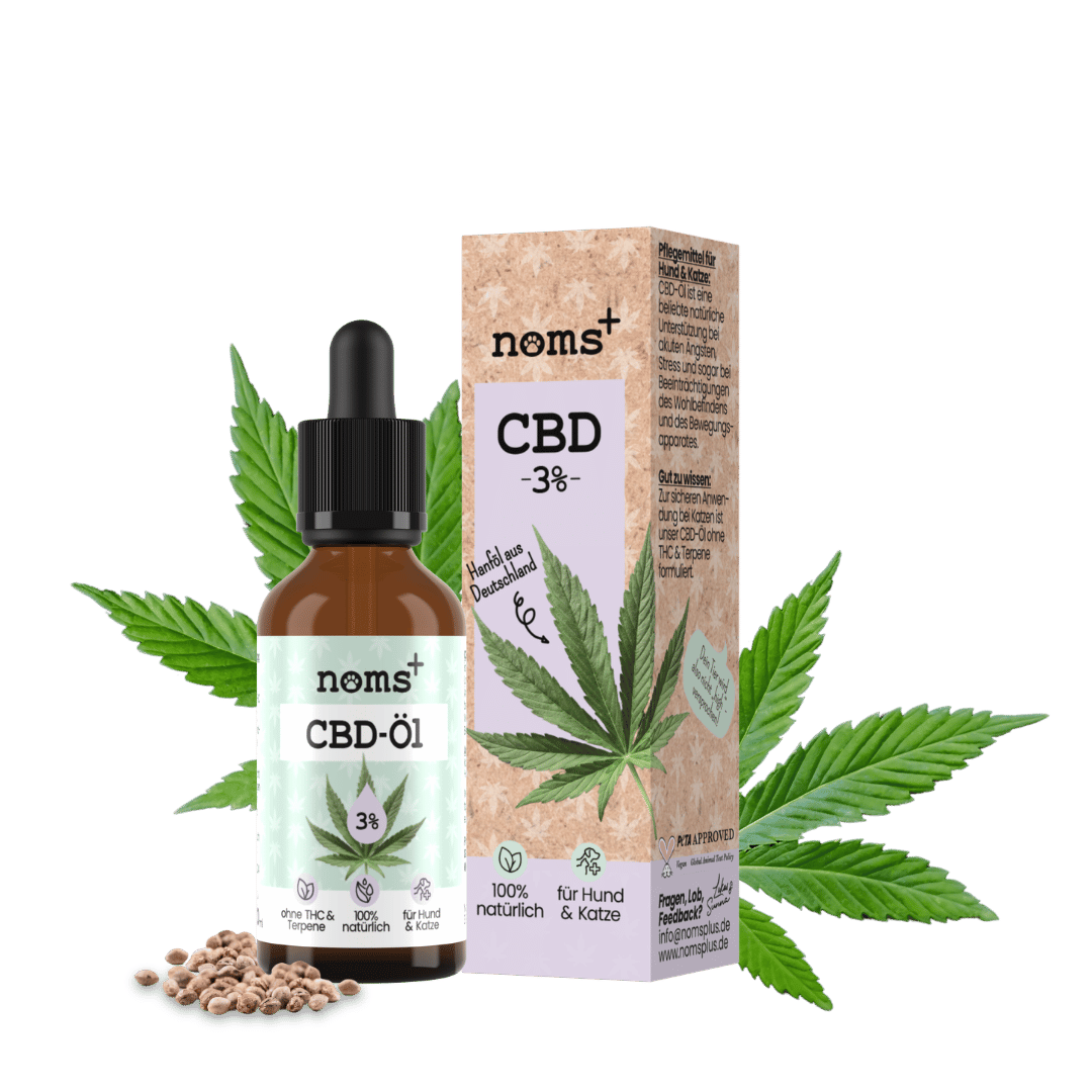 3% CBD Tropfen für Katzen und kleine Hunde